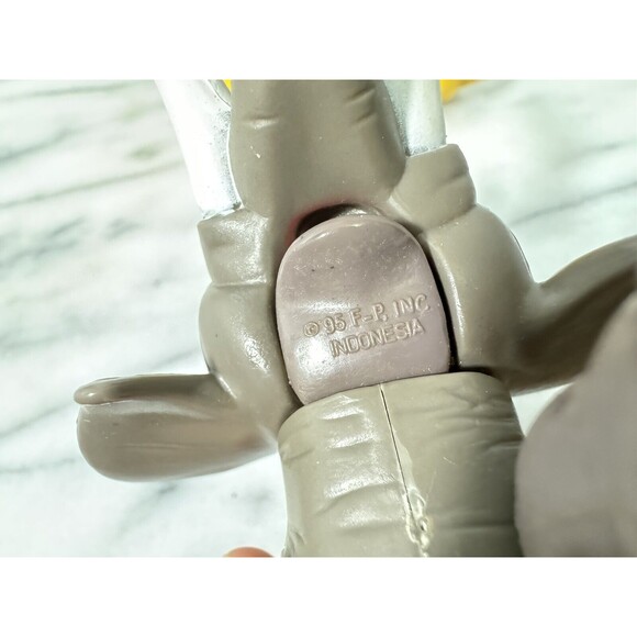 Vintage 1995 Fisher Price F-P Lion And Elephant Animal Poseable Figures - Picture 9 of 10